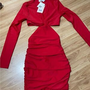 Tiger Mist brand new red cutout dress
